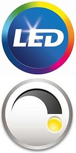Philips 65-Watt Equivalent BR30 Dimmable LED Energy Star Light Bulb, Daylight (12-Pack)