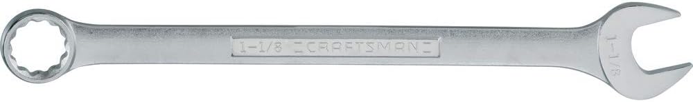 Craftsman 1-1/8 in. SAE Combination Wrench - Chrome Finish
