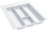 Rev-A-Shelf UT-15W-52 Large White Polymer Utility Tray Drawer Insert, 21.25"D x 17.5"W x 2.38"H