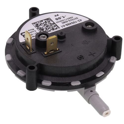 Rheem 42-105499-01 pressure switch - front view (Product Type: Pressure Switch)