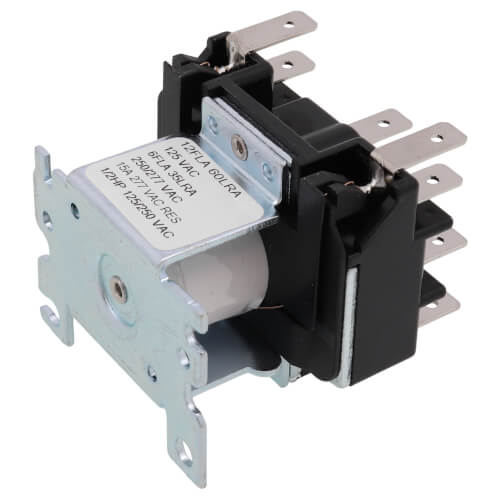 Rheem 42-18287-12 relay - side view (Voltage: 24V; Product Type: Relay)