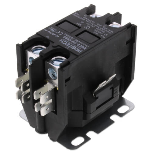 Rheem 42-25102-01 contactor - detail view (Type: 2 Pole Contactor; Voltage: 24V)