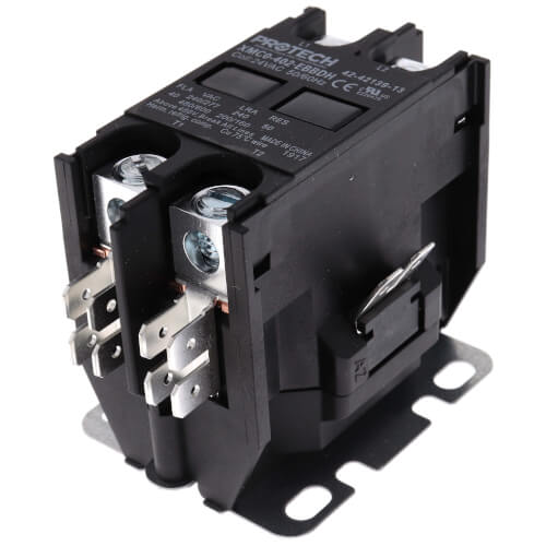 Rheem 42-42139-13 contactor - front view (Type: 2 Pole Contactor; Voltage: 24V)