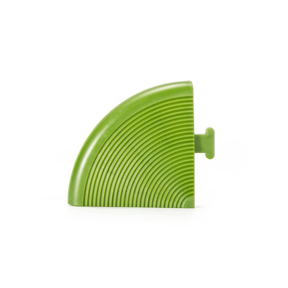Courtyard Casual 3-in x 12-in 24-Pack Green Prefinished PVC Deck Tile Transition