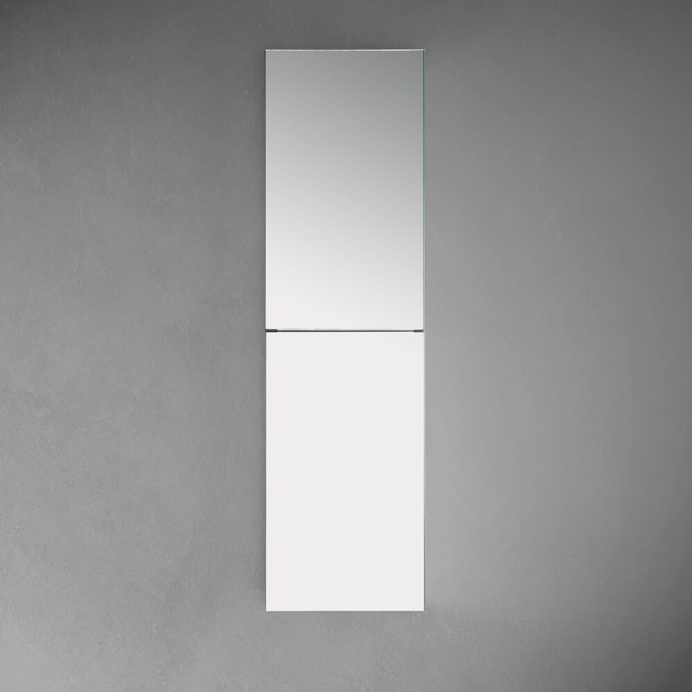 Fresca 15-in x 52-in Surface/Recessed Mount Mirror Mirrored Medicine Cabinet