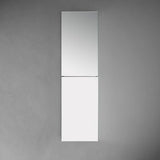 Fresca 15-in x 52-in Surface/Recessed Mount Mirror Mirrored Medicine Cabinet