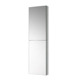Fresca 15-in x 52-in Surface/Recessed Mount Mirror Mirrored Medicine Cabinet