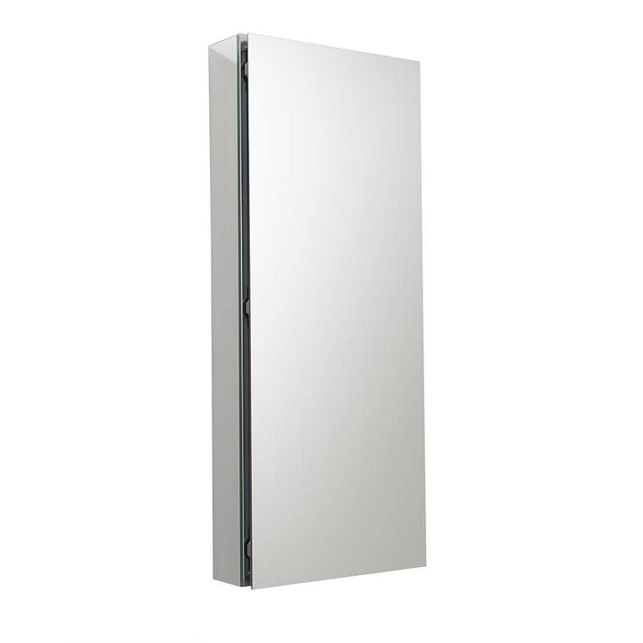Fresca 15-in x 36-in Surface/Recessed Mount Mirror Mirrored Medicine Cabinet