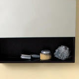 Fresca 24-in x 33.5-in Fog Free Surface Mount Espresso Mirrored Medicine Cabinet