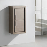 Fresca Trieste 15.75-in x 32-in x 9.87-in Gray Oak Soft Close Bathroom Wall Cabinet