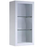 Fresca Trieste 15.75-in x 32-in x 9.9-in White Soft Close Bathroom Wall Cabinet