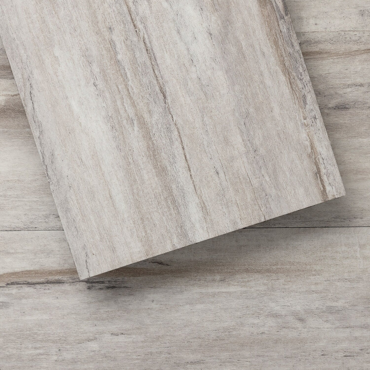 Lucida USA BaseCore Winter Gray 12-mil x 6-in W x 36-in L Waterproof Peel and Stick Vinyl Plank Flooring (54-sq ft/ Carton)