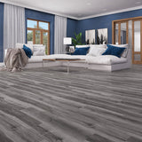 Lucida USA BaseCore Kiln Gray 12-mil x 6-in W x 36-in L Waterproof Peel and Stick Vinyl Plank Flooring (54-sq ft/ Carton)