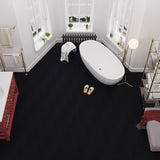 Lucida USA BaseCore Nero Black 12-mil x 6-in W x 36-in L Waterproof Peel and Stick Vinyl Plank Flooring (54-sq ft/ Carton)