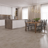Lucida USA Cement Stainless Steel Stone Look 12-mil x 12-in W x 12-in L Waterproof Peel and Stick Vinyl Tile Flooring (36-sq ft/ Carton)