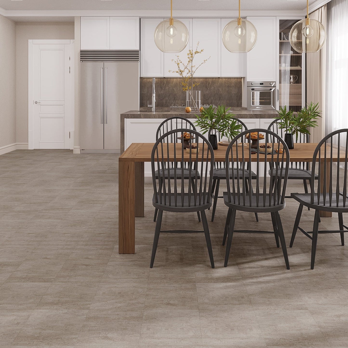 Lucida USA BaseCore Cement 12-in x 12-in Waterproof Peel and Stick Luxury Flooring (36-sq ft)