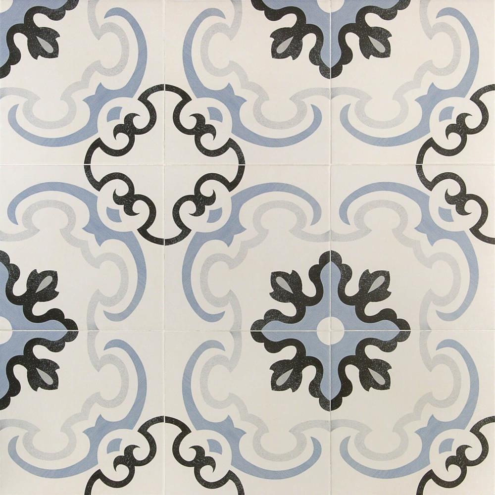 Artmore Tile Magnifico Beige 9-in x 9-in Glazed Porcelain Encaustic Floor and Wall Tile product image