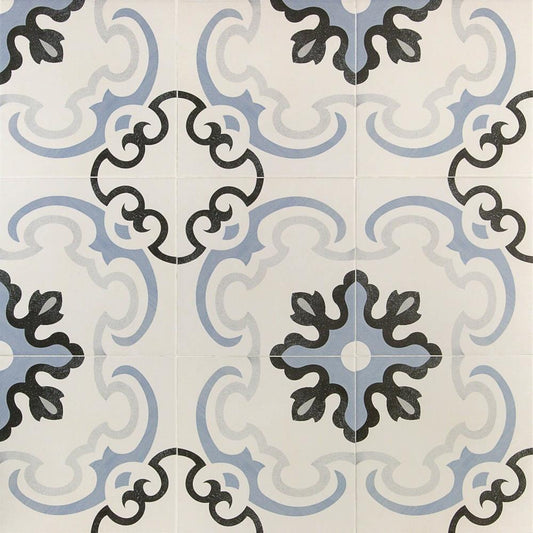 Artmore Tile Magnifico Beige 9-in x 9-in Glazed Porcelain Encaustic Floor and Wall Tile product image