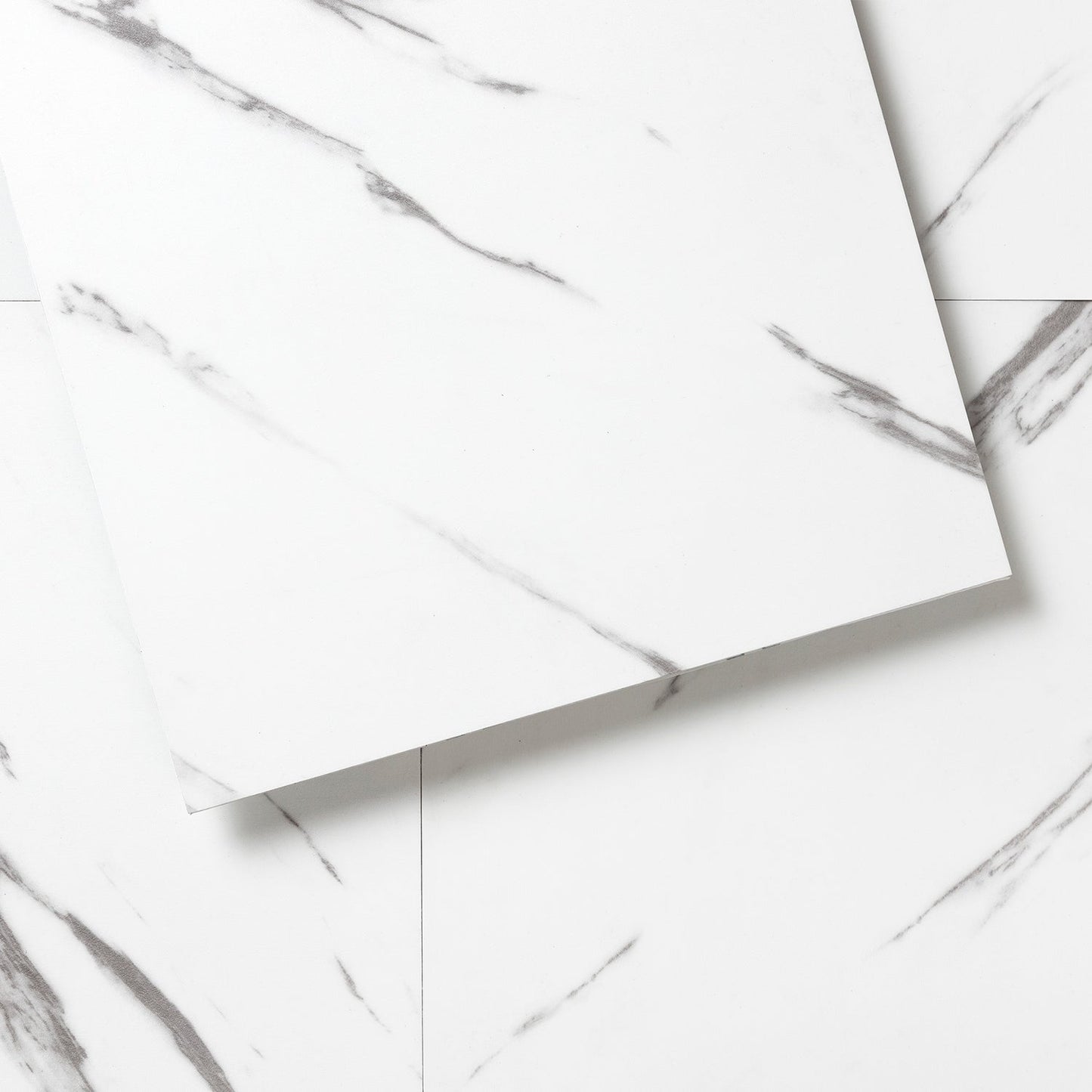 Lucida USA BaseCore Marble 12-in x 12-in Waterproof Peel-and-Stick Luxury Vinyl Tile Flooring (36-sq ft Carton)