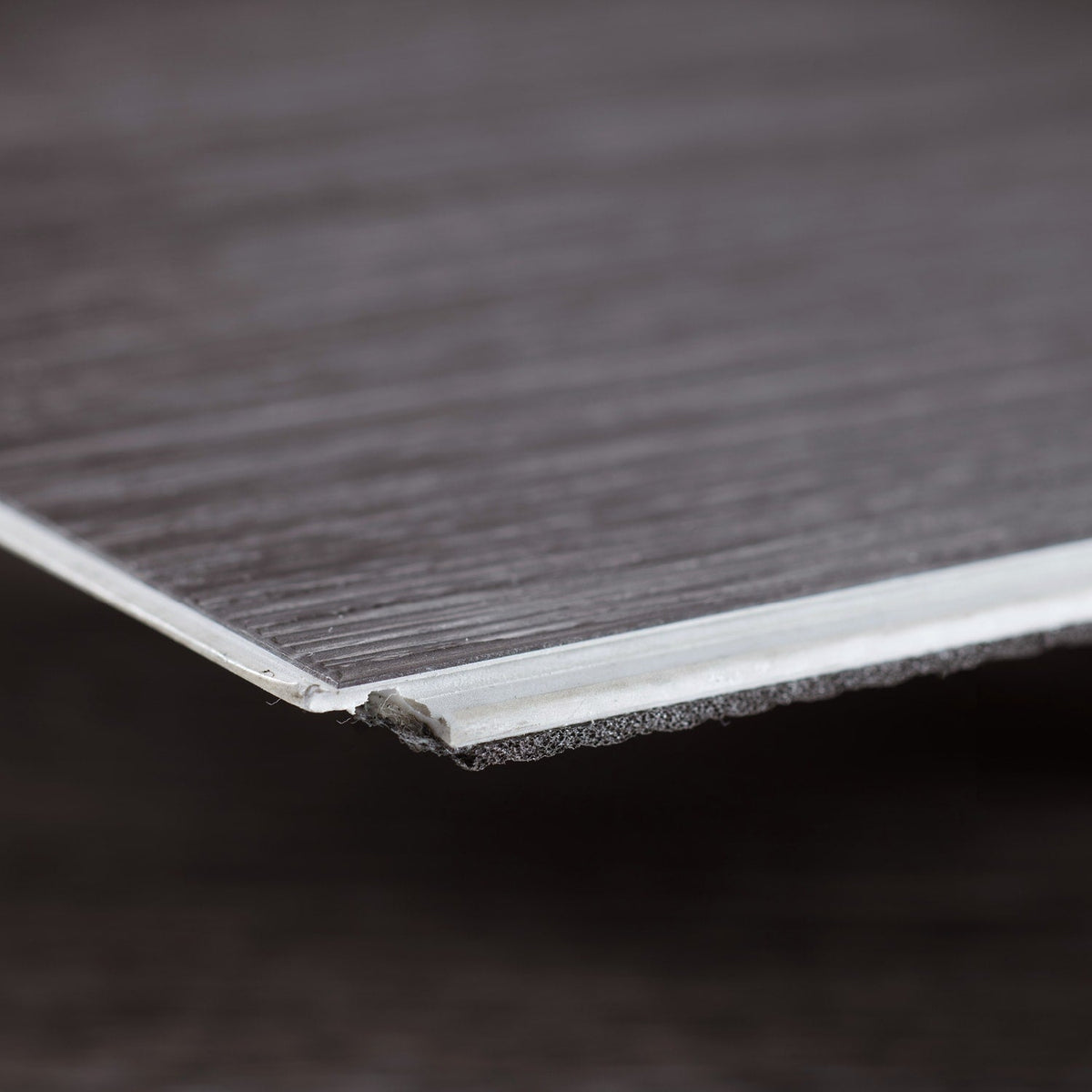 Lucida USA (Sample) Maxcore Storm Black Wood Look 22-mil Interlocking Luxury Vinyl Plank