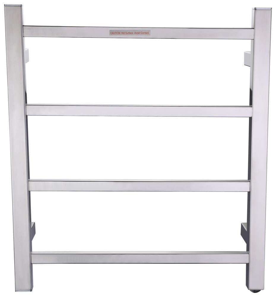 ANZZI Polished Chrome Plug-In Wall Mount Towel Warmer, 17.71-in W x 19.69-in H