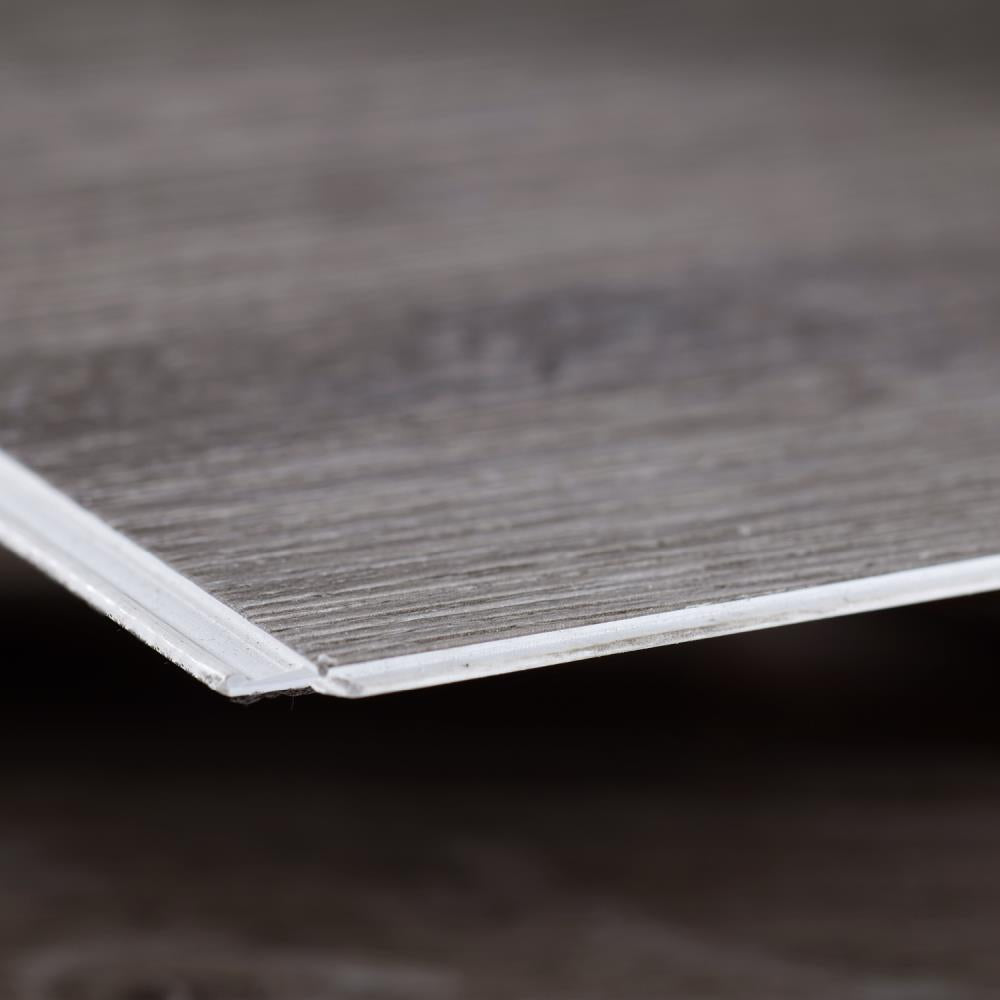 Lucida USA MaxCore Pro Stormcloud Gray 20-mil x 7-3/32-in W x 48-in L Waterproof Interlocking Luxury Vinyl Plank Flooring (24.5-sq ft/ Carton)