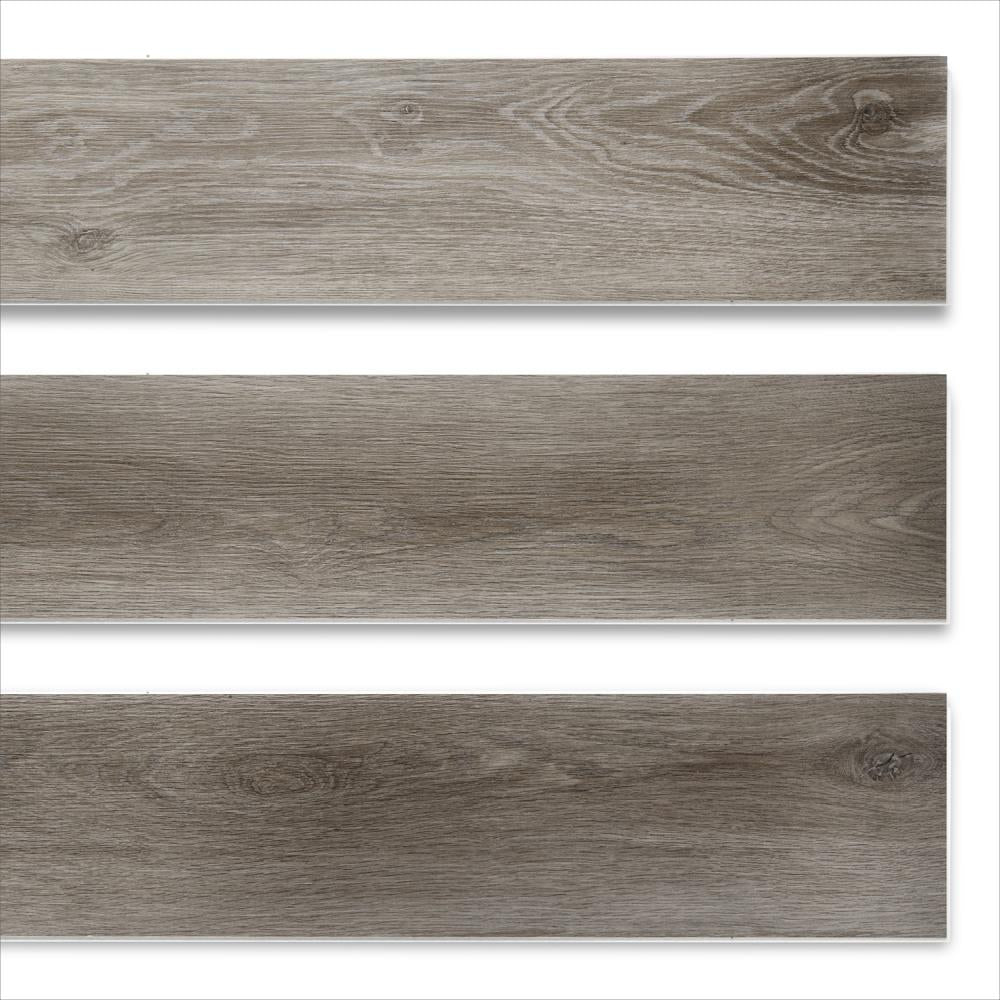 Lucida USA MaxCore Pro Stormcloud Gray 20-mil x 7-3/32-in W x 48-in L Waterproof Interlocking Luxury Vinyl Plank Flooring (24.5-sq ft/ Carton)