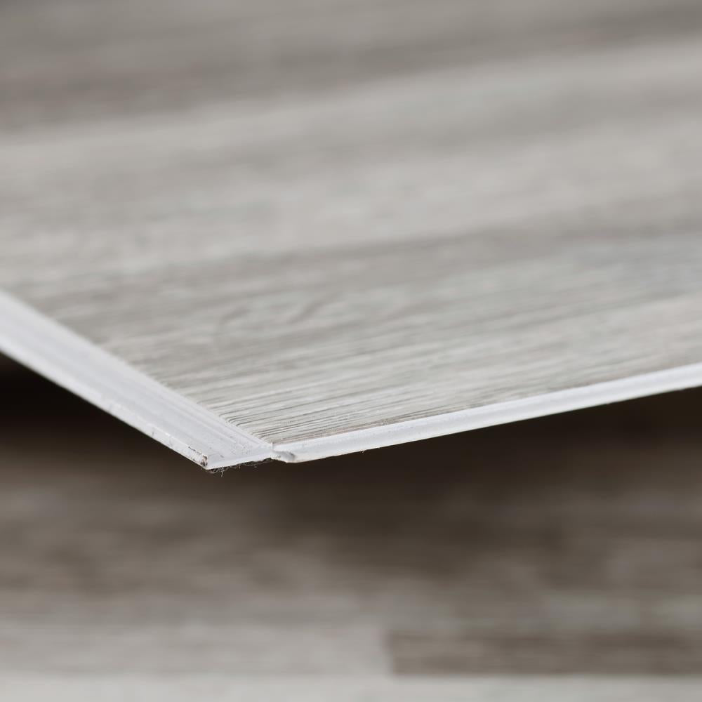 Lucida USA MaxCore Pro Silverbar Gray 20-mil x 7-3/32-in W x 48-in L Waterproof Interlocking Luxury Vinyl Plank Flooring (24.5-sq ft/ Carton)