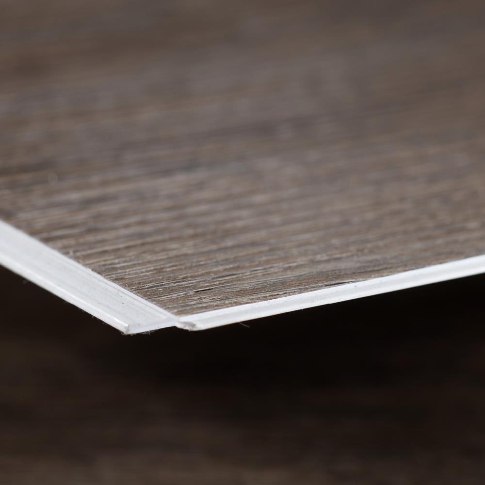 Lucida USA TruCore Bark 7-3/32-in W x 48-in L x 4-4/5-mm Waterproof Interlocking Luxury Vinyl Plank Flooring, 20-mil Wear Layer (24.5-sq ft Carton)