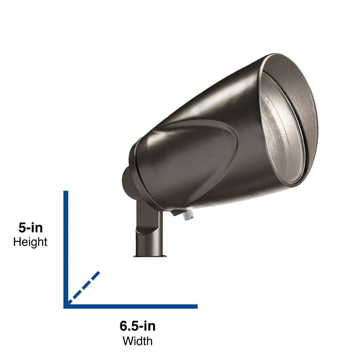 Kichler 400-Lumen 5-Watt Olde Bronze Low Voltage Hardwired LED Landscape Flood Light
