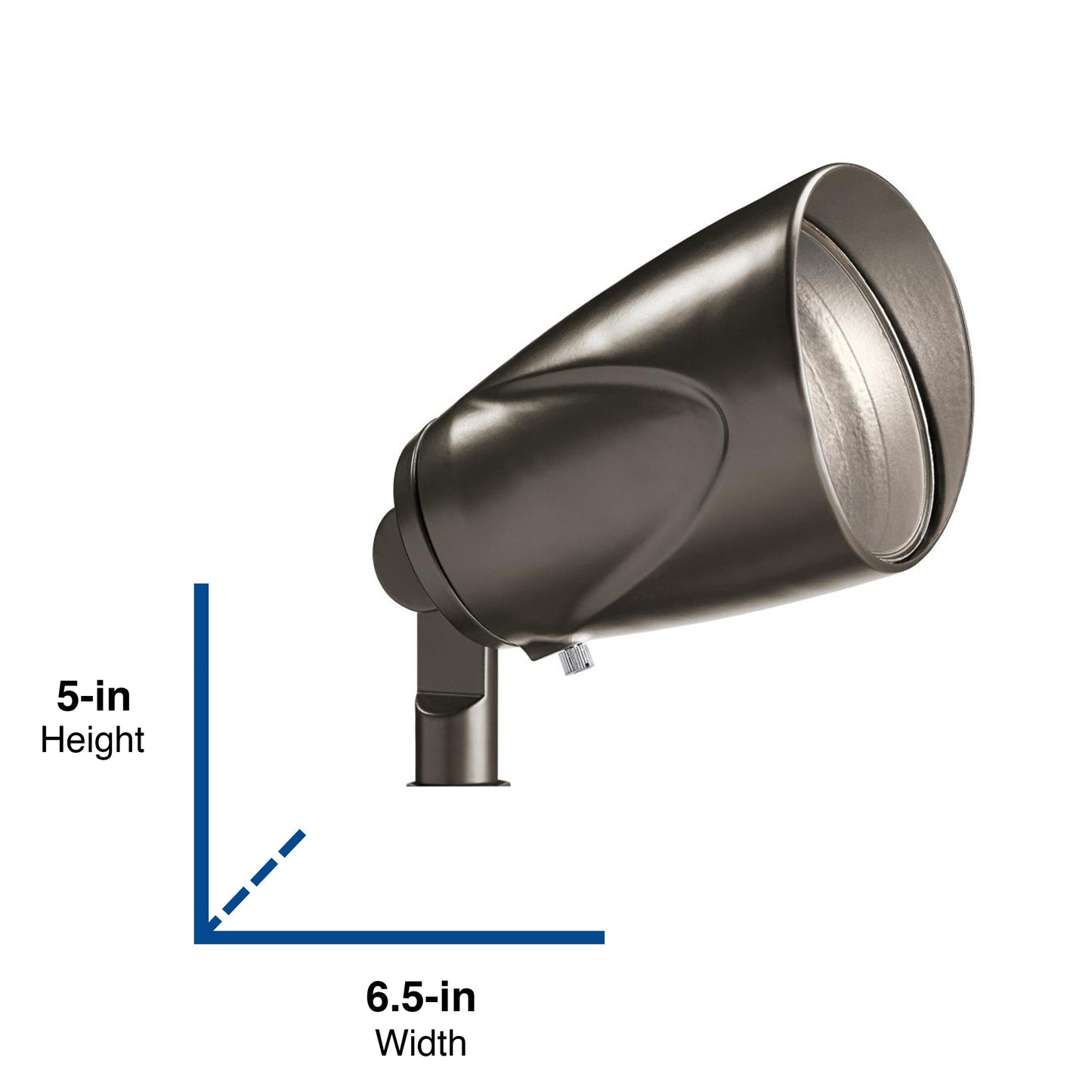 Kichler 400-Lumen 5-Watt Olde Bronze Low Voltage Hardwired LED Landscape Flood Light