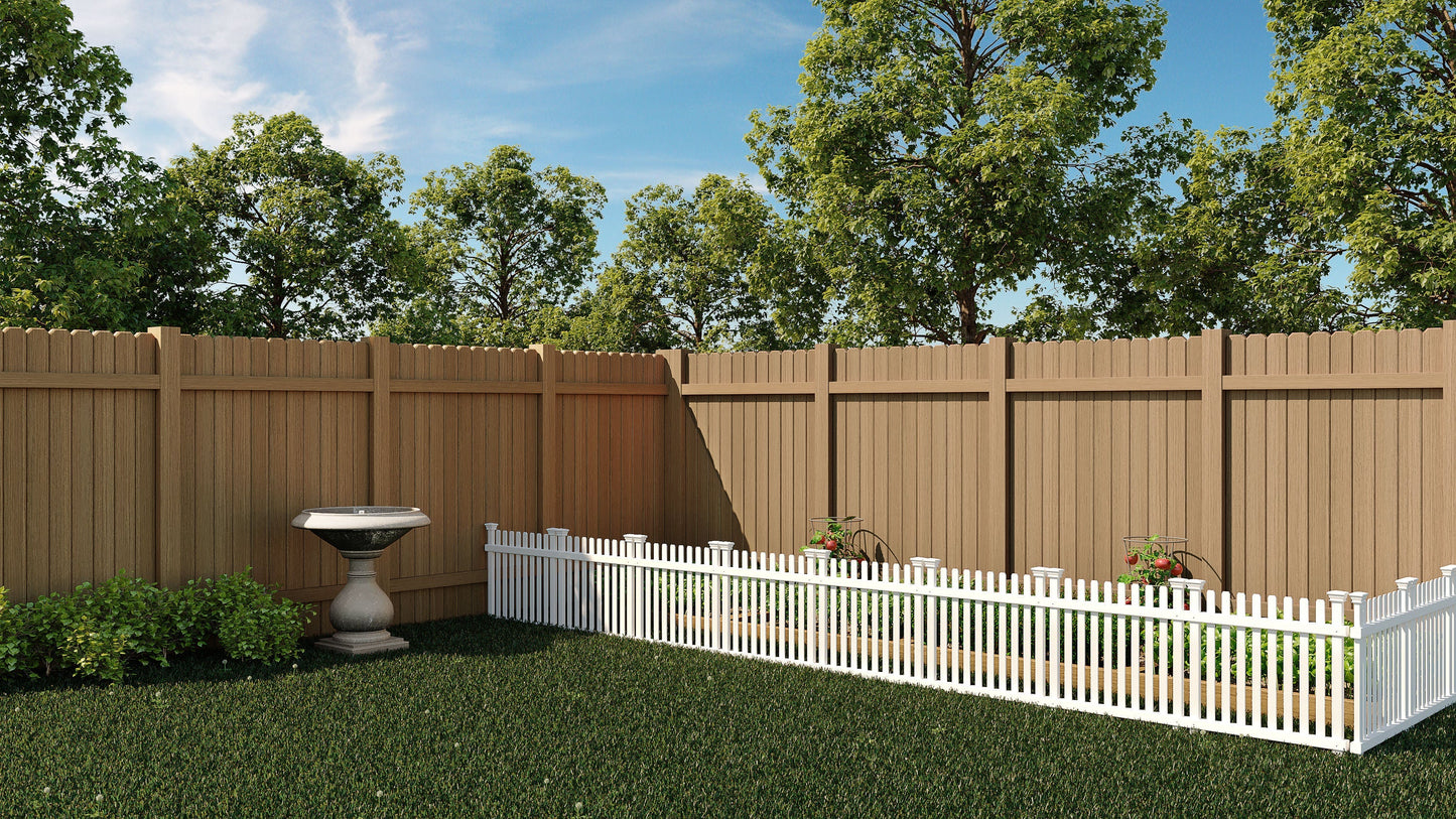 Zippity Outdoor Products Roger Rabbit 3 Panels 2-ft H x 2-ft W White Vinyl Flat-top Fence Panel (Unassembled)