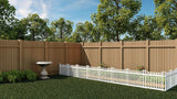 Zippity Outdoor Products Roger Rabbit 3 Panels 2-ft H x 2-ft W White Vinyl Flat-top Fence Panel (Unassembled)
