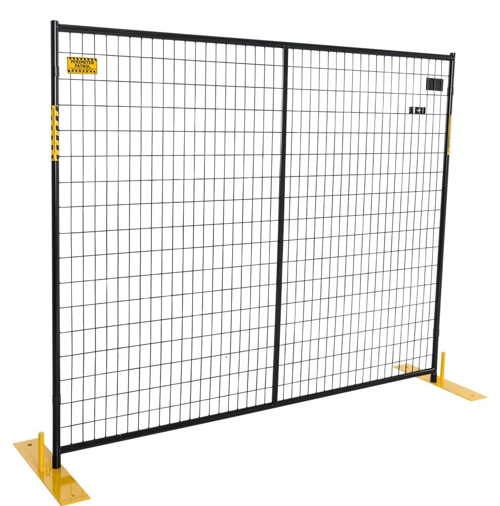 Perimeter Patrol 6-ft H x 7.25-ft L Multi-Purpose Steel Fence Panel