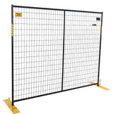 Perimeter Patrol 6-ft H x 7.25-ft L Multi-Purpose Steel Fence Panel
