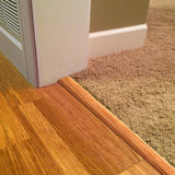 Flexco Hickory Iberico 0.688-in T x 2-in W x 78-in L Solid Wood Threshold