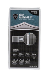 Yardgard Select 3.75-in Black Metal Rail Clip For Metal Fence