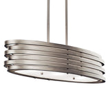 Kichler Roswell 3-Light Brushed Nickel Modern/Contemporary Chandelier