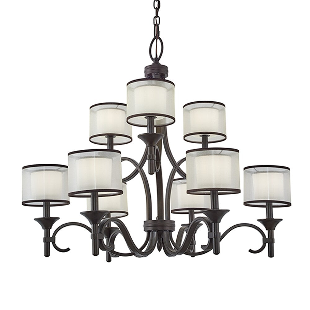 Kichler Lacey 9-Light Bronze Transitional Chandelier