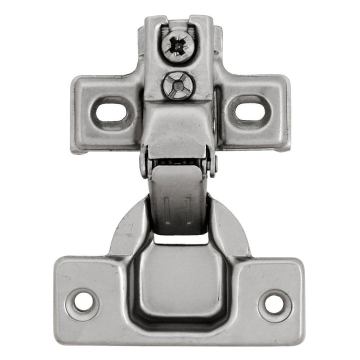 Euroframe 1/2 in. Polished Nickel Overlay Face Frame Self-Close Concealed Hinge - Super Arbor