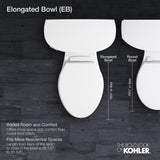 Highline Classic Comfort Height 10 in. Rough-In 2-Piece 1.28 GPF Single Flush Elongated Toilet in White - Super Arbor