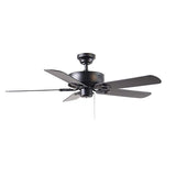 Harbor Breeze Classic 52-in Matte Black Indoor Ceiling Fan (5-Blade)