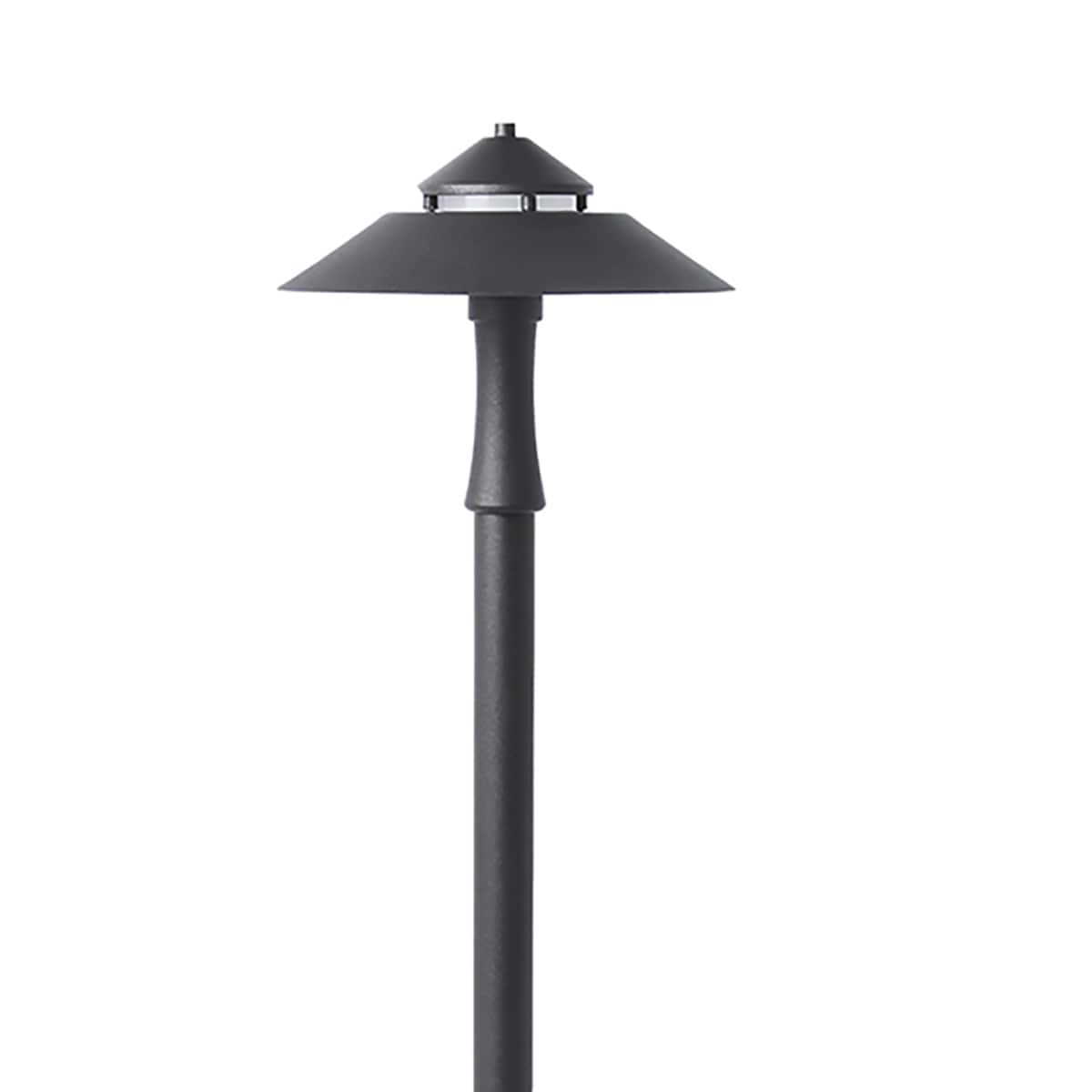 Portfolio 7-Watt Specialty Textured Bronze Low Voltage LED Path Light, 15.6-in H x 6.34-in W