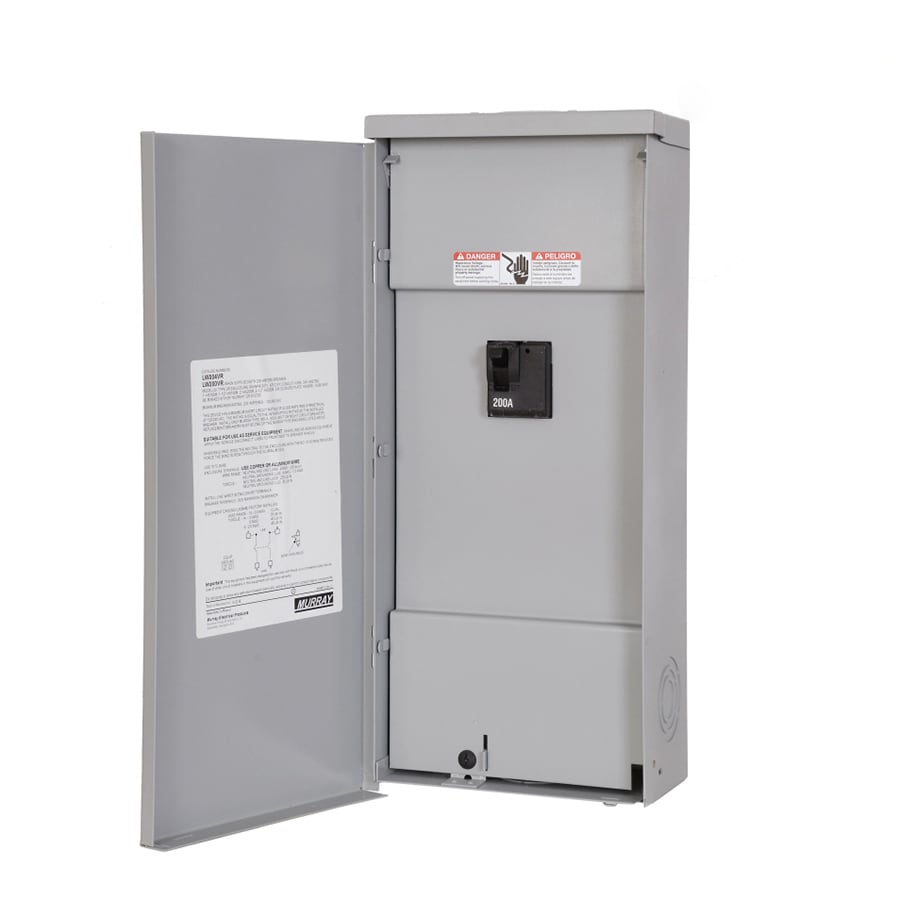 Siemens EQ 200-Amp 2-space load center - front view