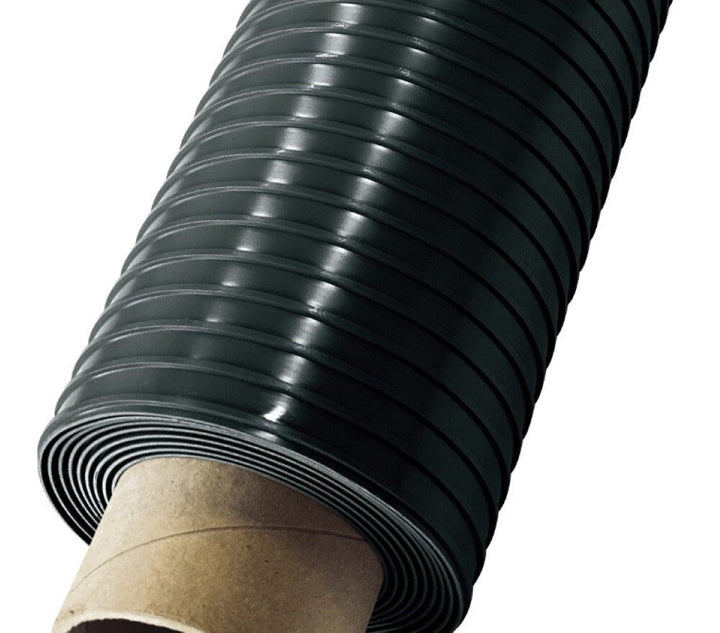 G-Floor Rib 8-1/2-ft x 22-ft Midnight Black Garage Floor Roll, 55-mil PVC (187-sq ft)