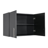 Prepac Elite 32-in W x 24-in H Wood Composite Black Wall-mount Utility Storage Cabinet