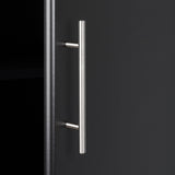 Prepac Elite 54-in W x 24-in H Wood Composite Black Wall-mount Utility Storage Cabinet