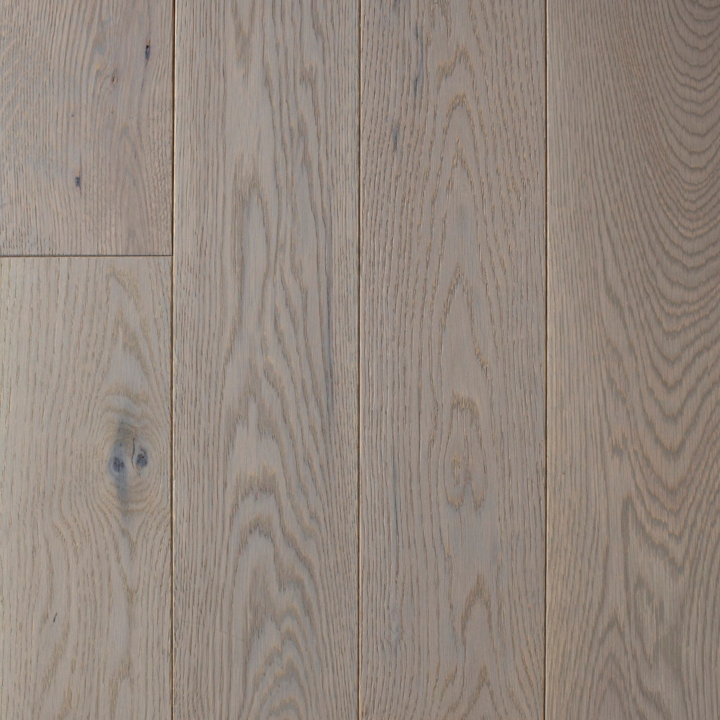 Green Leaf White oak Granite Boulder hardwood flooring — primary plank view