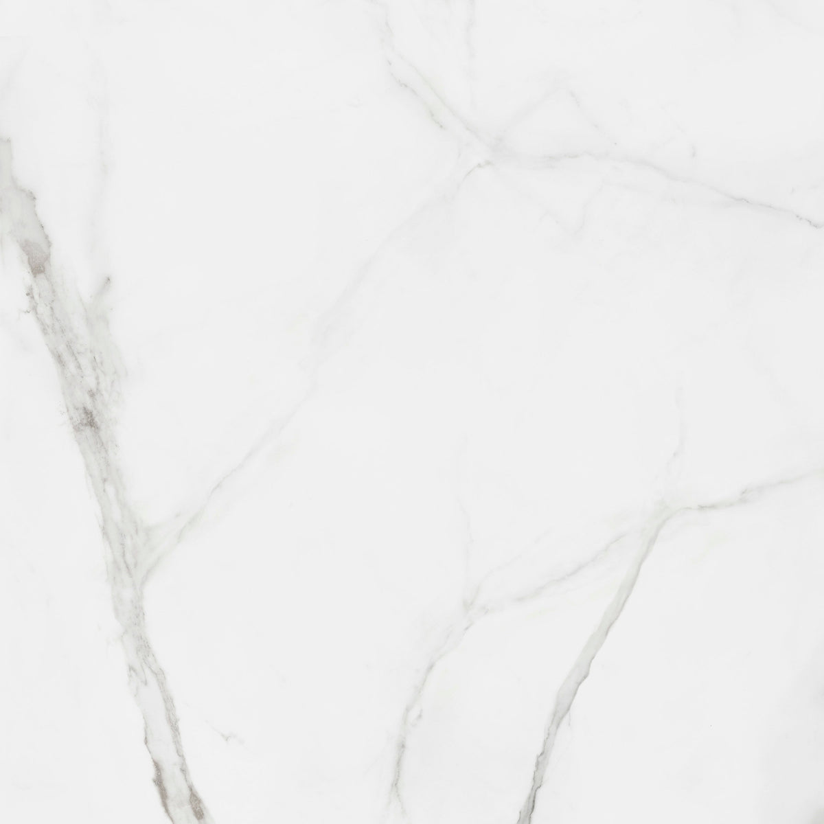 Satori Calacatta 32-in x 32-in Polished Porcelain Marble-Look Floor and Wall Tile, Rectified (13.78-sq ft/Carton)