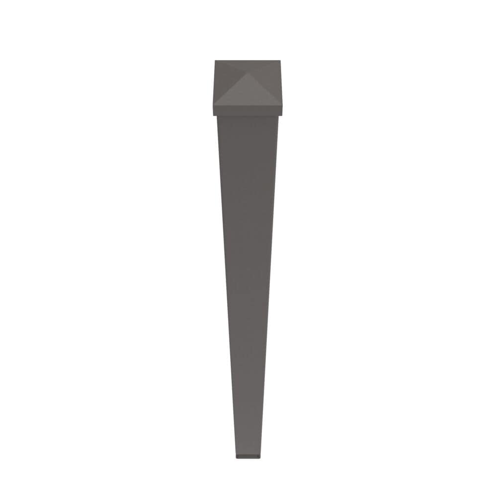Freedom 2.5-in x 2.5-in x 4-ft Matte Bronze Aluminum Deck Post